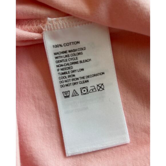 Tommy‎ Bahama Men’s Bali Skyline Pink Crew Neck Short Sleeve T-Shirt Size Large - Picture 4 of 7